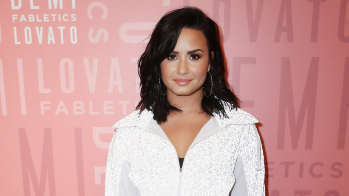 Demi Lovato visits Fabletics at The Village at Westfield Topanga