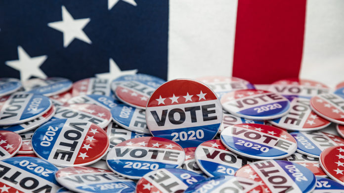 Get Out the Vote 2020 Presidential Voting Buttons