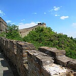 The Great Wall of China is visible from space