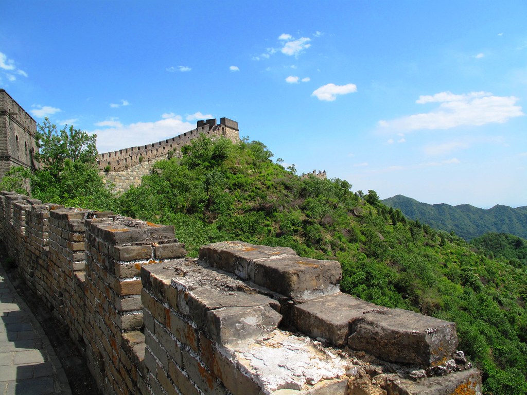 The Great Wall of China is visible from space