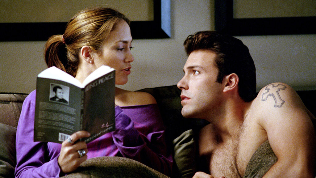 Jennifer Lopez and Ben Affleck in 