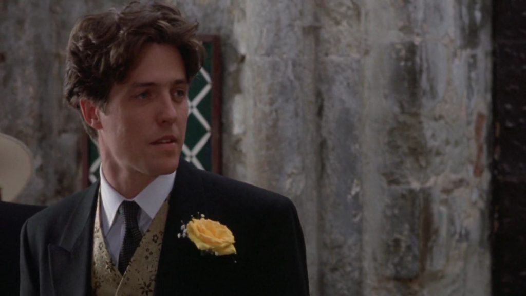 Hugh Grant in Four Weddings and a Funeral