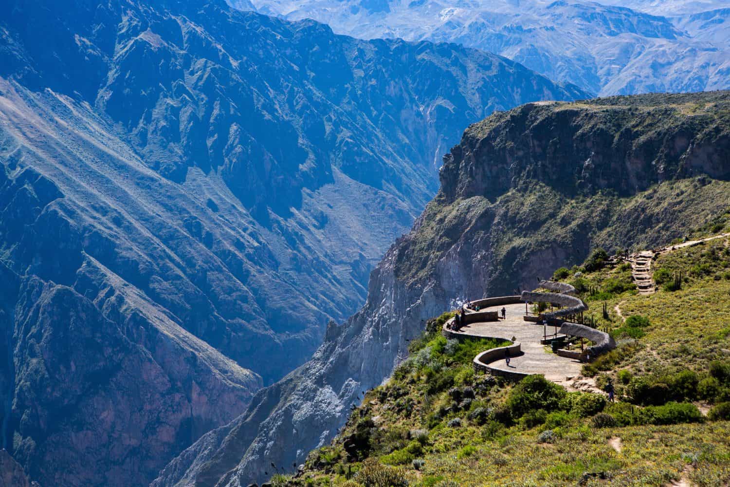 View of Colca Canyon in Peru