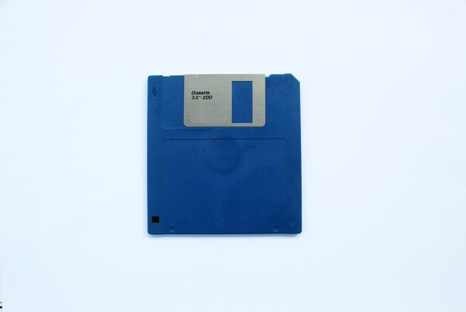 Blue diskette isolated on white background SHOTLIST1990