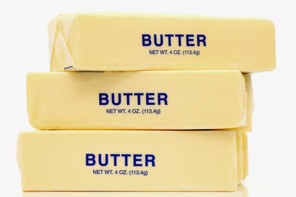 Sticks of butter