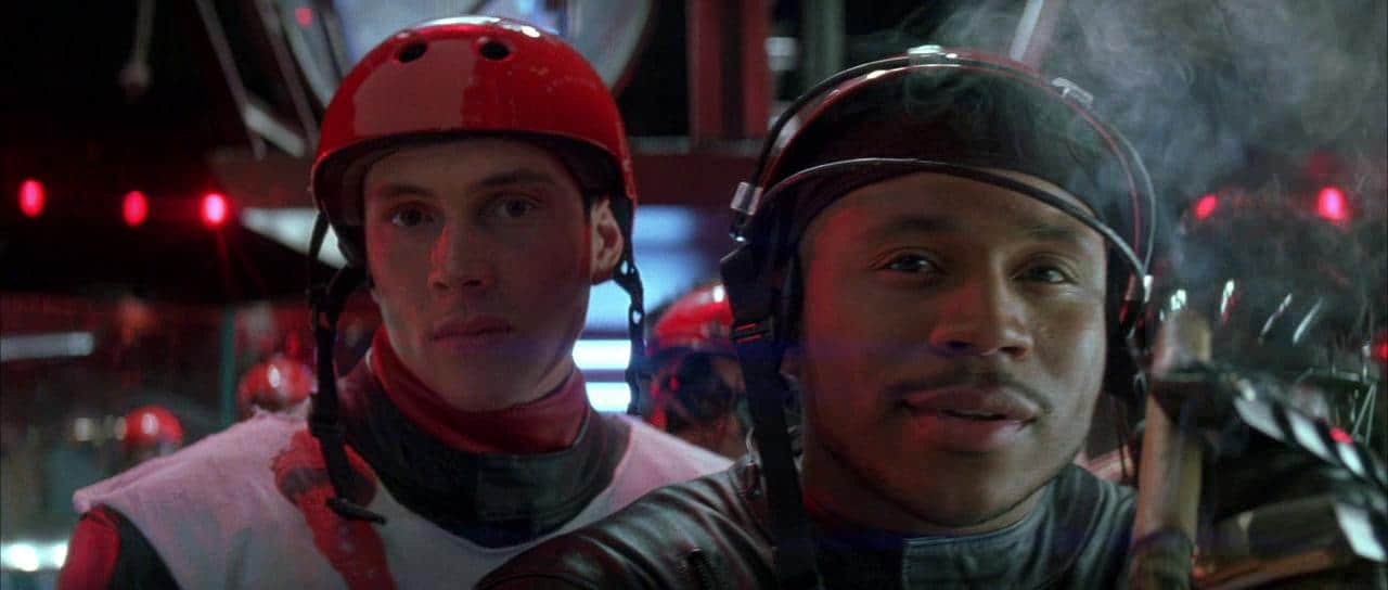 Chris Klein and LL Cool J in Rollerball (2002)