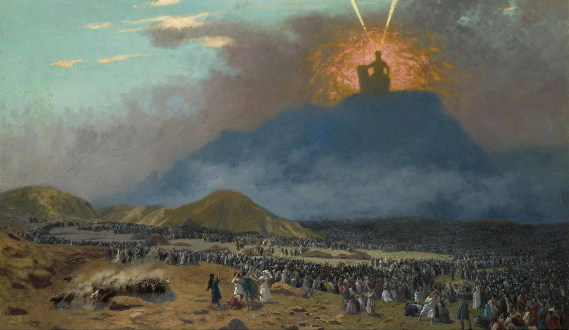 Moses on Mount Sinai, by Jean-Léon Gérôme, 1895–1900
