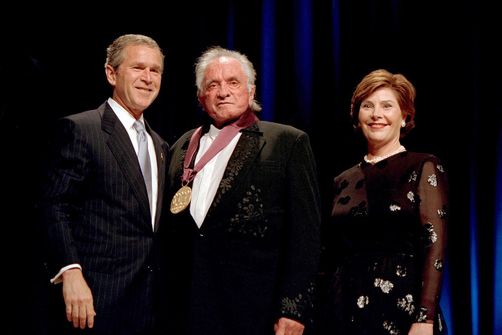 Johnny Cash with the Bushes