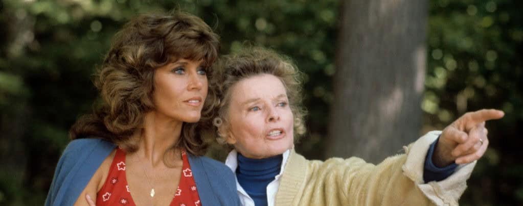 Katharine Hepburn and Jane Fonda in On Golden Pond (1981)
