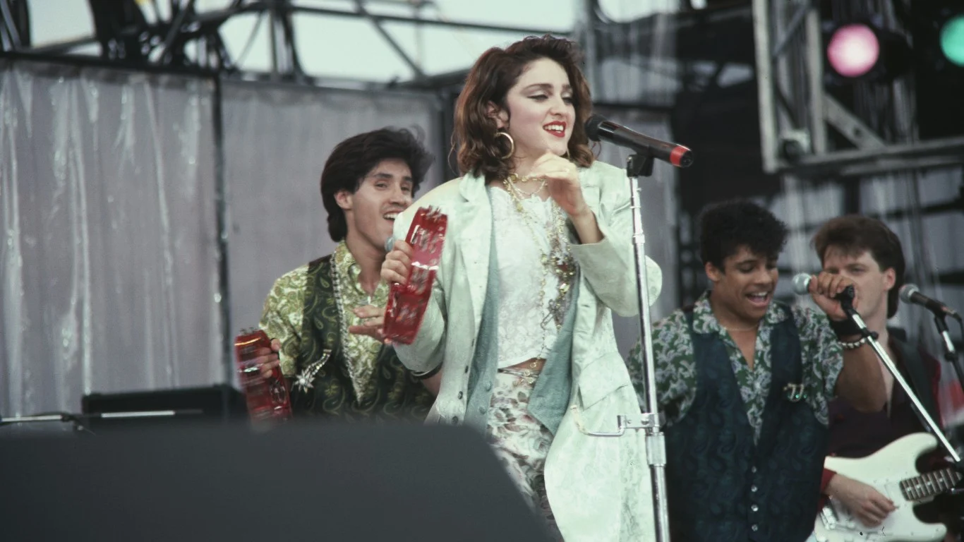 Madonna at Live Aid