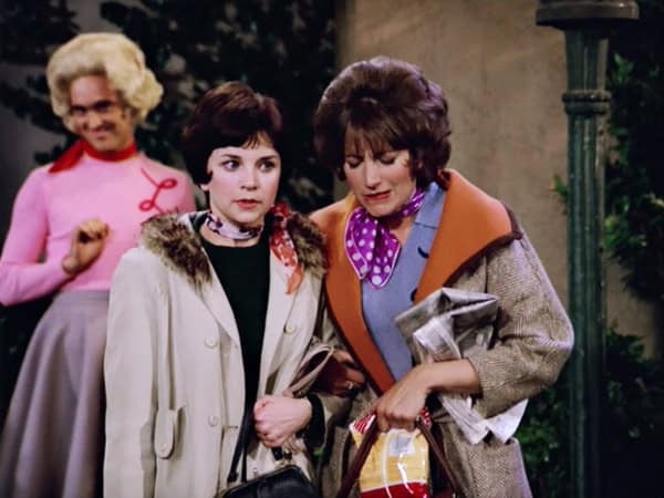Penny Marshall, Cindy Williams, and John P. Hayes in Laverne & Shirley (1976)