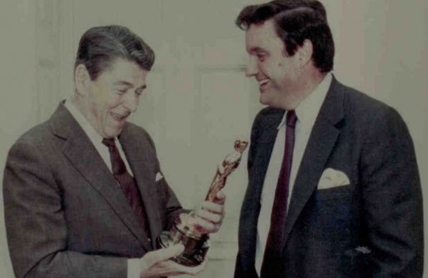 Reagan with Oscar