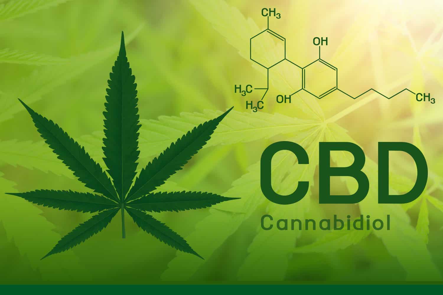 Image cannabis of the formula CBD