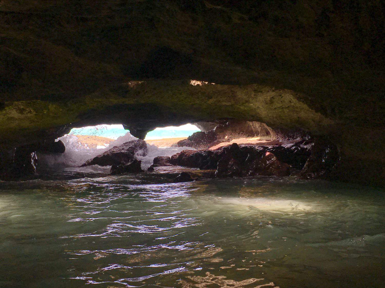 Mermaid caves on Oahu, Hawaii