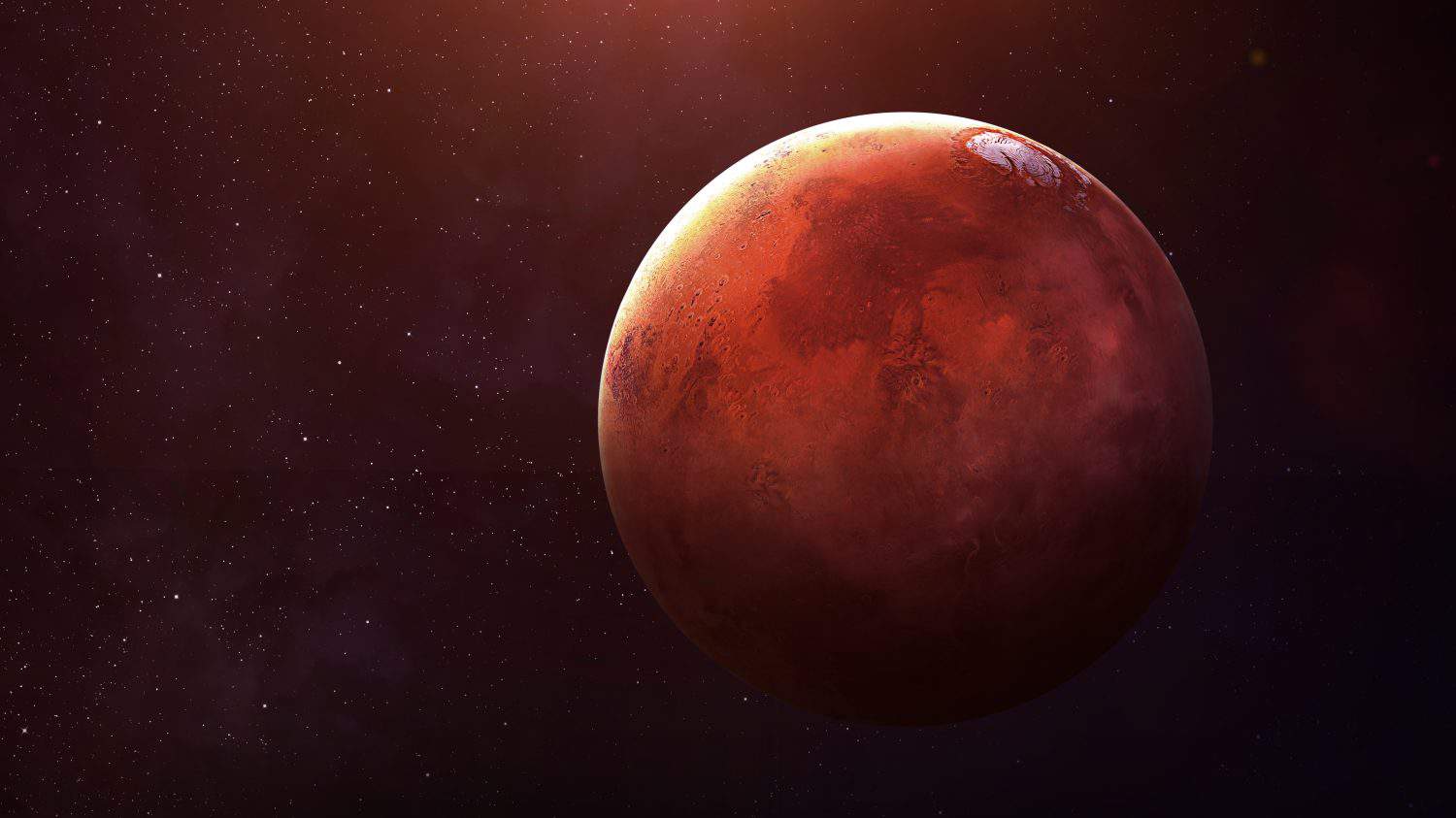 Mars - High resolution best quality solar system planet. This image elements furnished by NASA.
