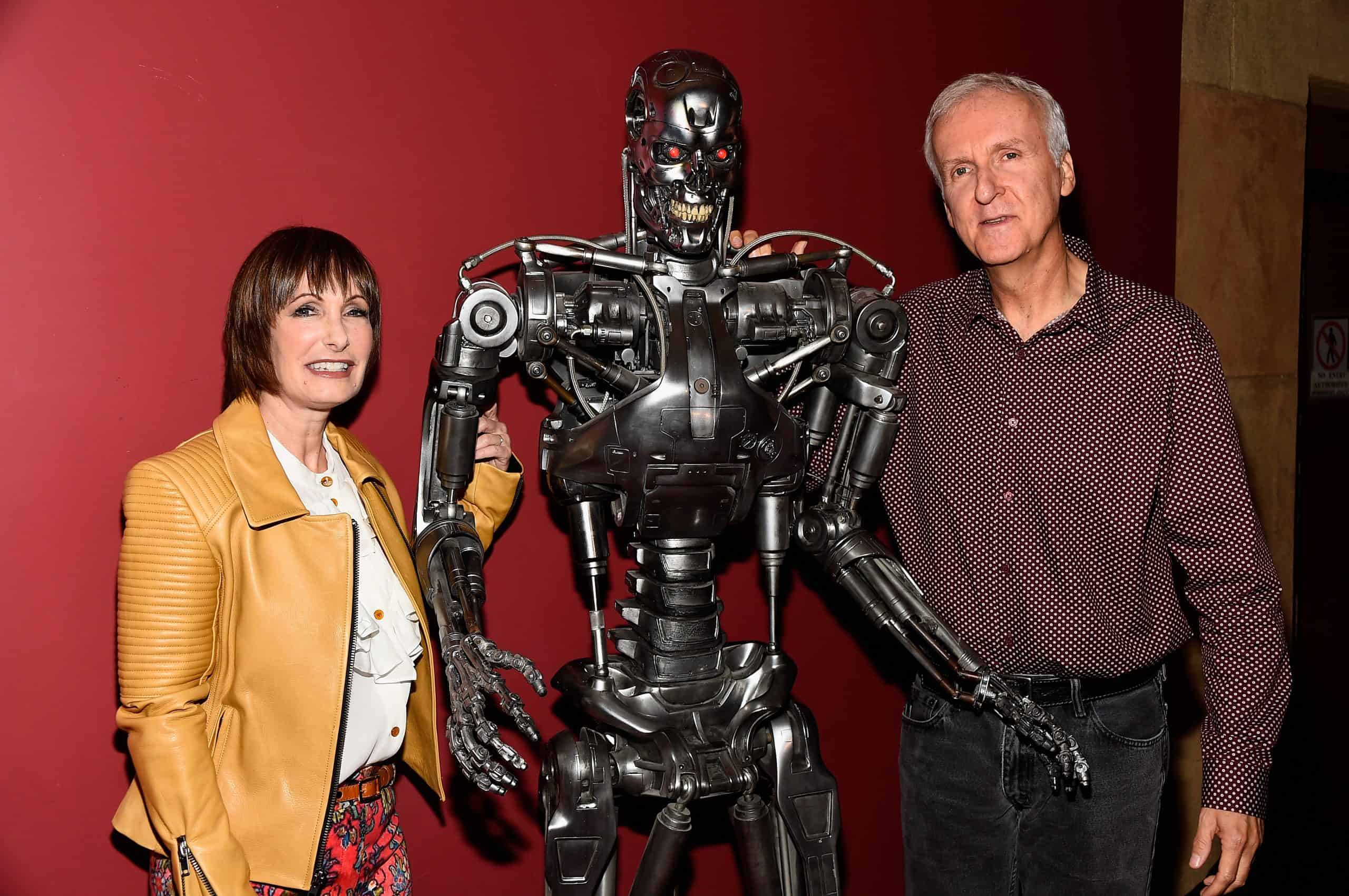 American Cinematheque 30th Anniversary Screening Of "The Terminator" James Cameron & Gale Anne Hurd