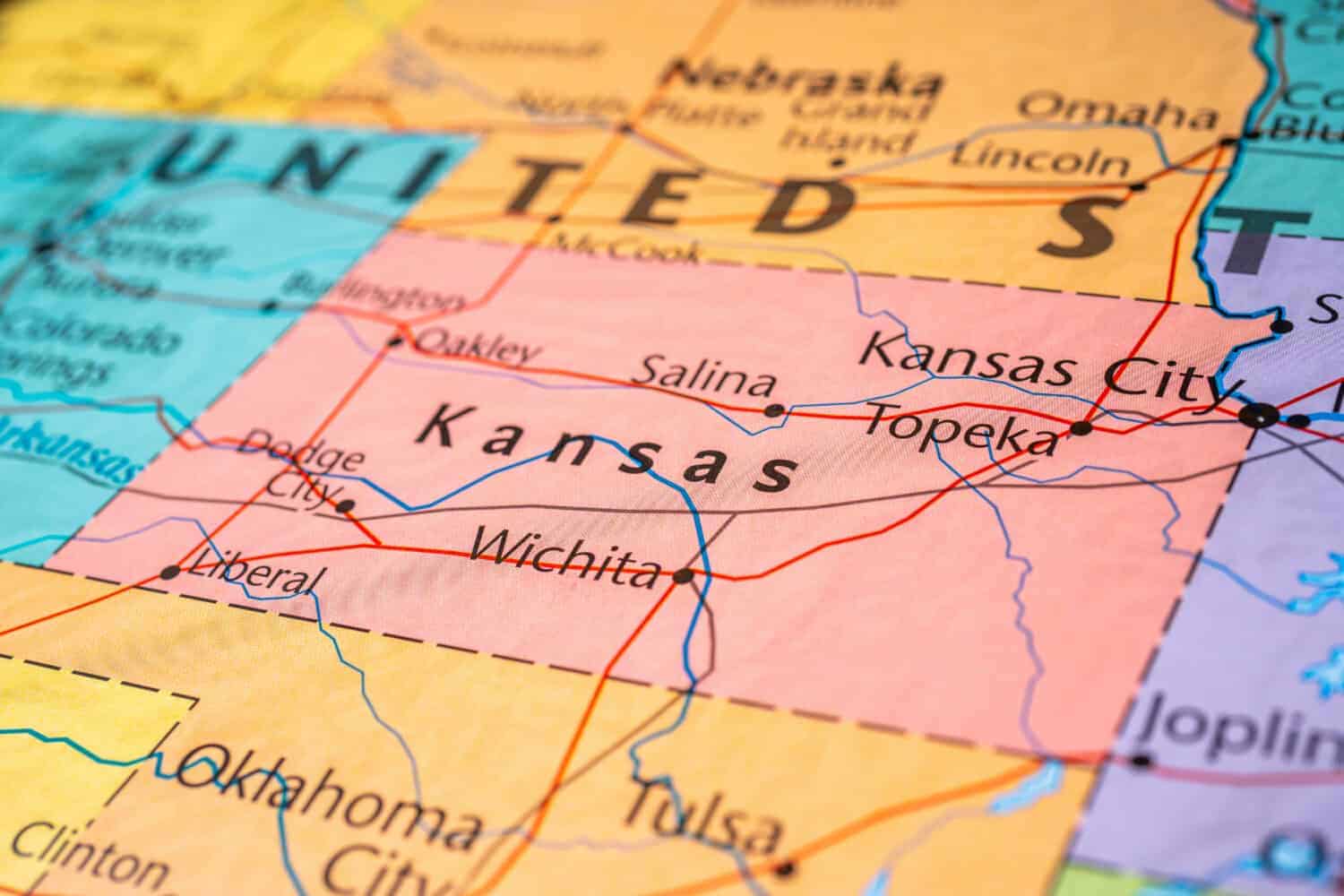 Kansas map