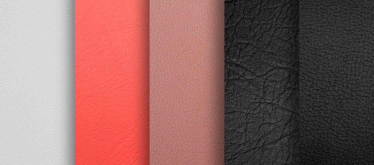 Artificial leather variety shades of colors