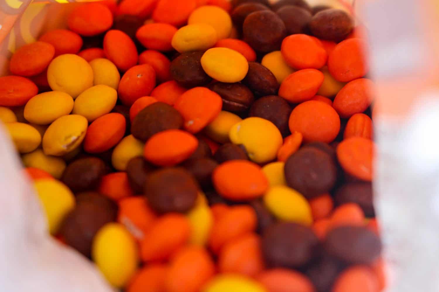 Reese’s pieces chocolate candy
