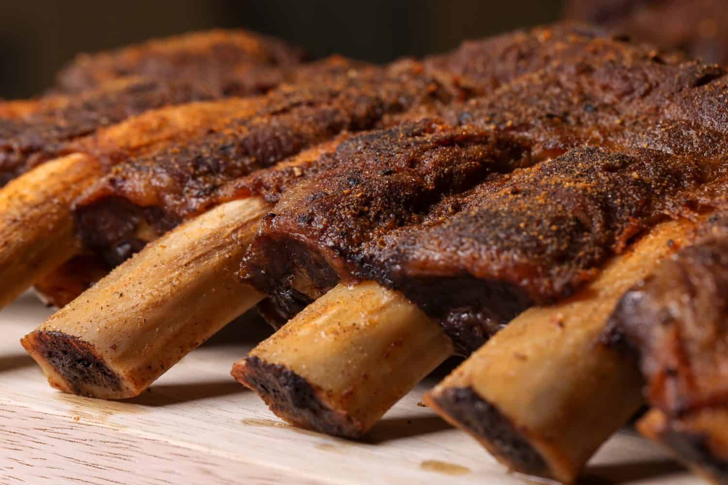 Dry Rubbed BBQ Beef Ribs