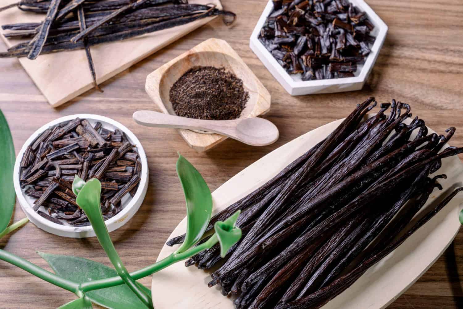 Vanilla beans, a source of delicacy in food and drink
