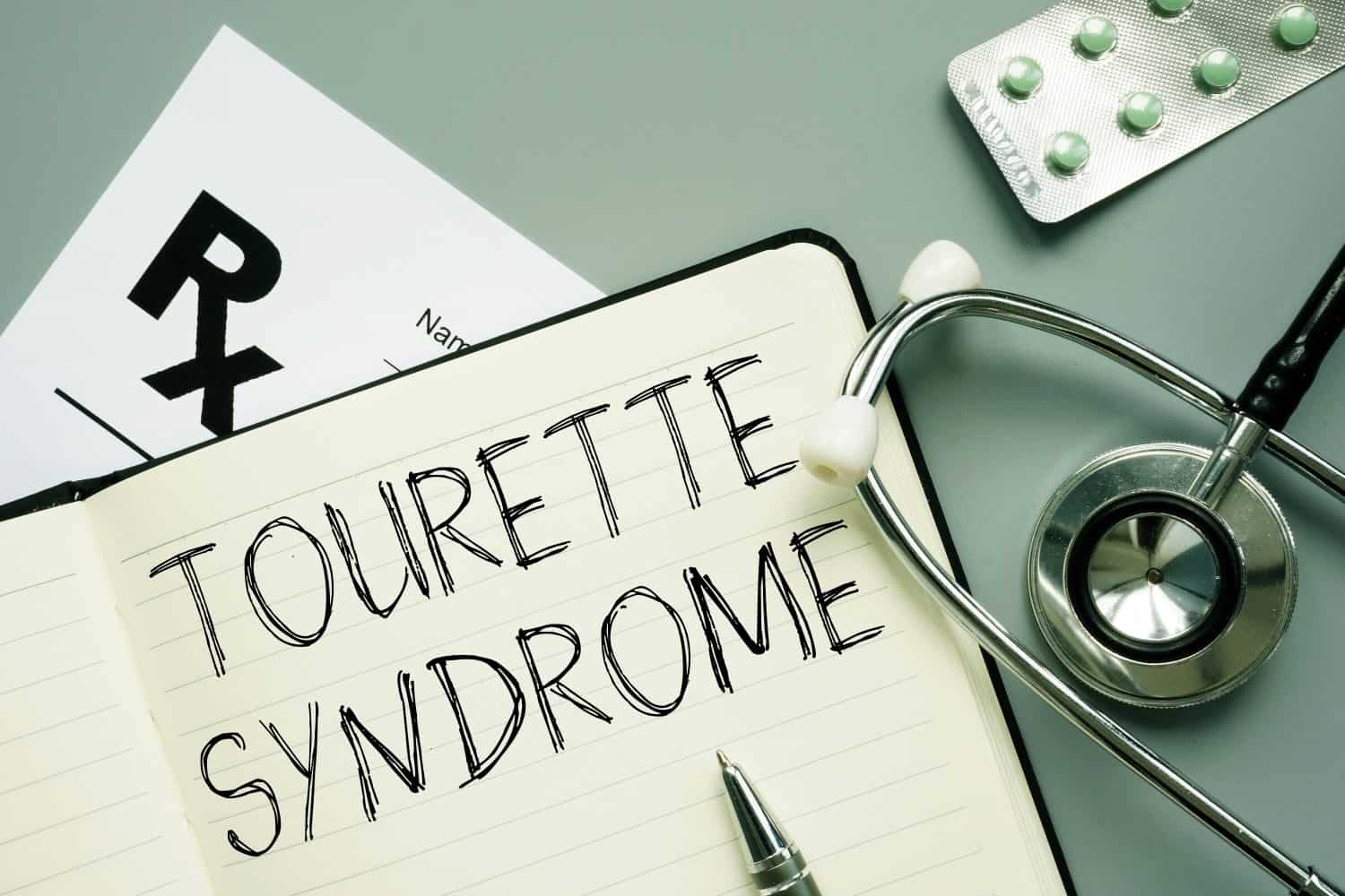 Tourette syndrome is shown using a text
