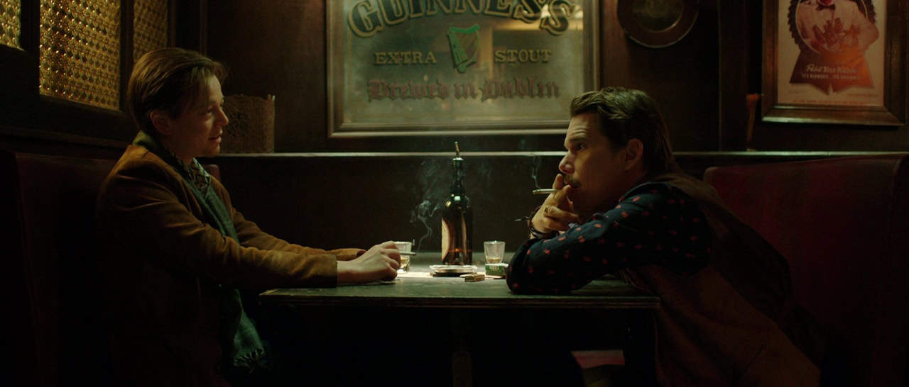 Ethan Hawke and Sarah Snook in Predestination (2014)