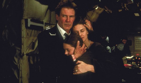 Harrison Ford, Wendy Crewson, and Liesel Matthews in Air Force One (1997)