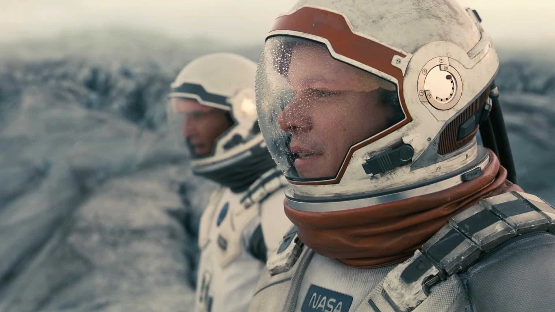 Matthew McConaughey and Matt Damon in Interstellar (2014)