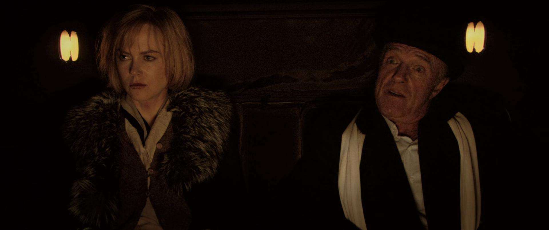 Nicole Kidman and James Caan in Dogville (2003)
