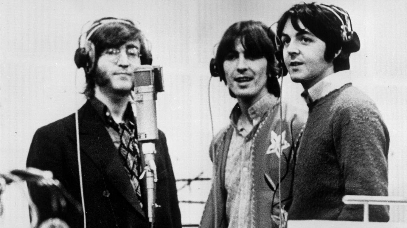 The Beatles composed all their music in later years