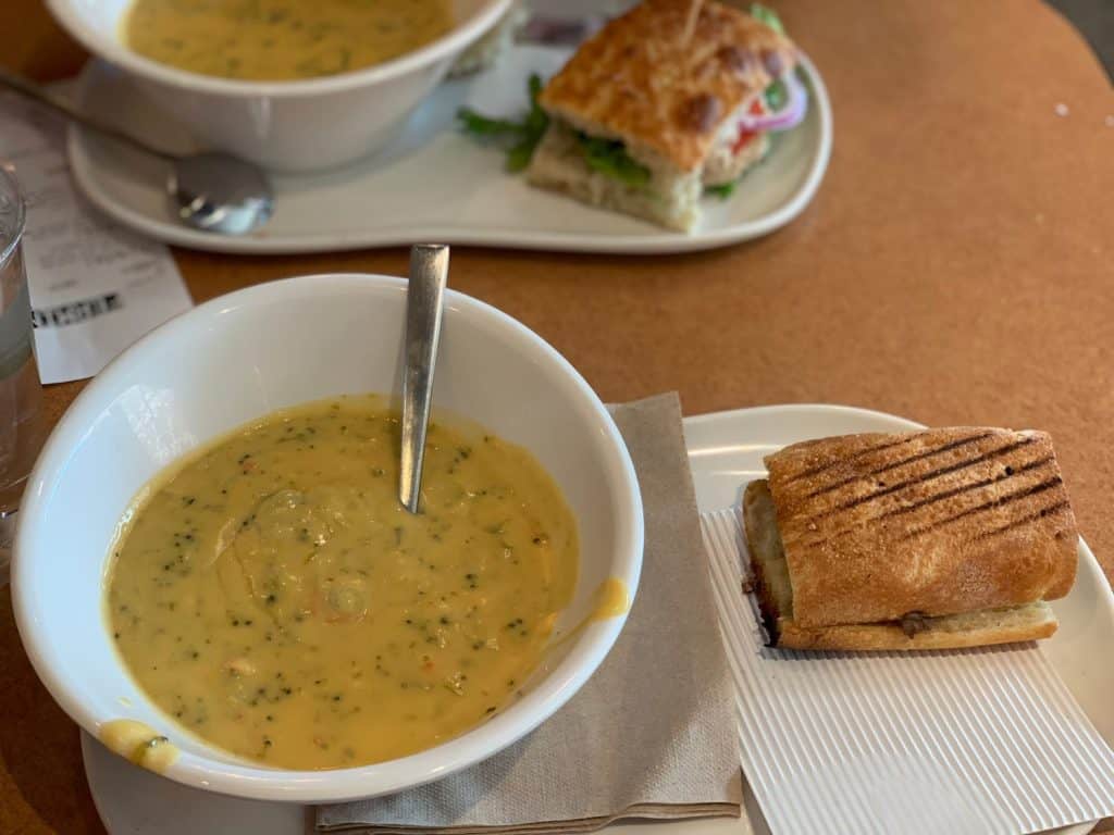 Lunch with my mom at Panera. Right before we started eating, I snapped this picture. Looked good, taste was amazing.
