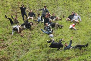 The Gloucestershire Cheese Rolling Event Celebrates The Queen's Platinum Jubilee