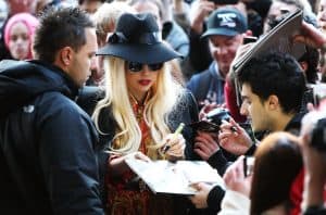 Lady Gaga Arrives To Screaming Fans In Melbourne