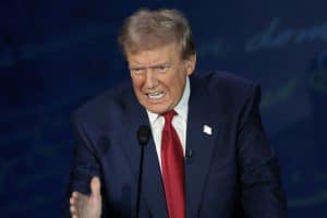 ABC News Hosts Presidential Debate Between Donald Trump And VP Kamala Harris At The National Constitution Center In Philadelphia