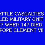 MILITARY FIRSTS $2,800 (Daily Double):