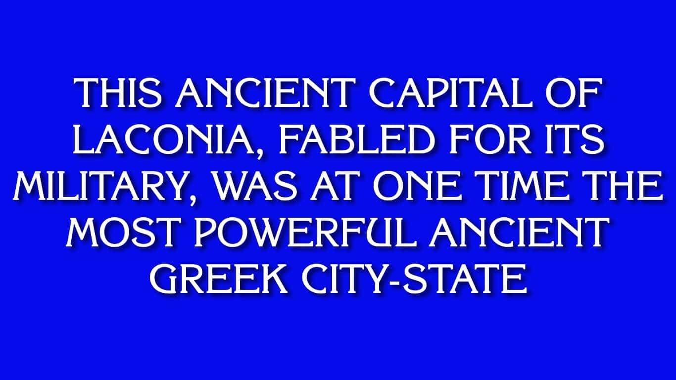 GREECE IS THE WORD $600: