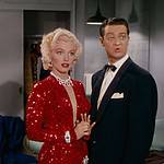 Lorelei Lee's pink gown and gloves in "Gentlemen Prefer Blondes"