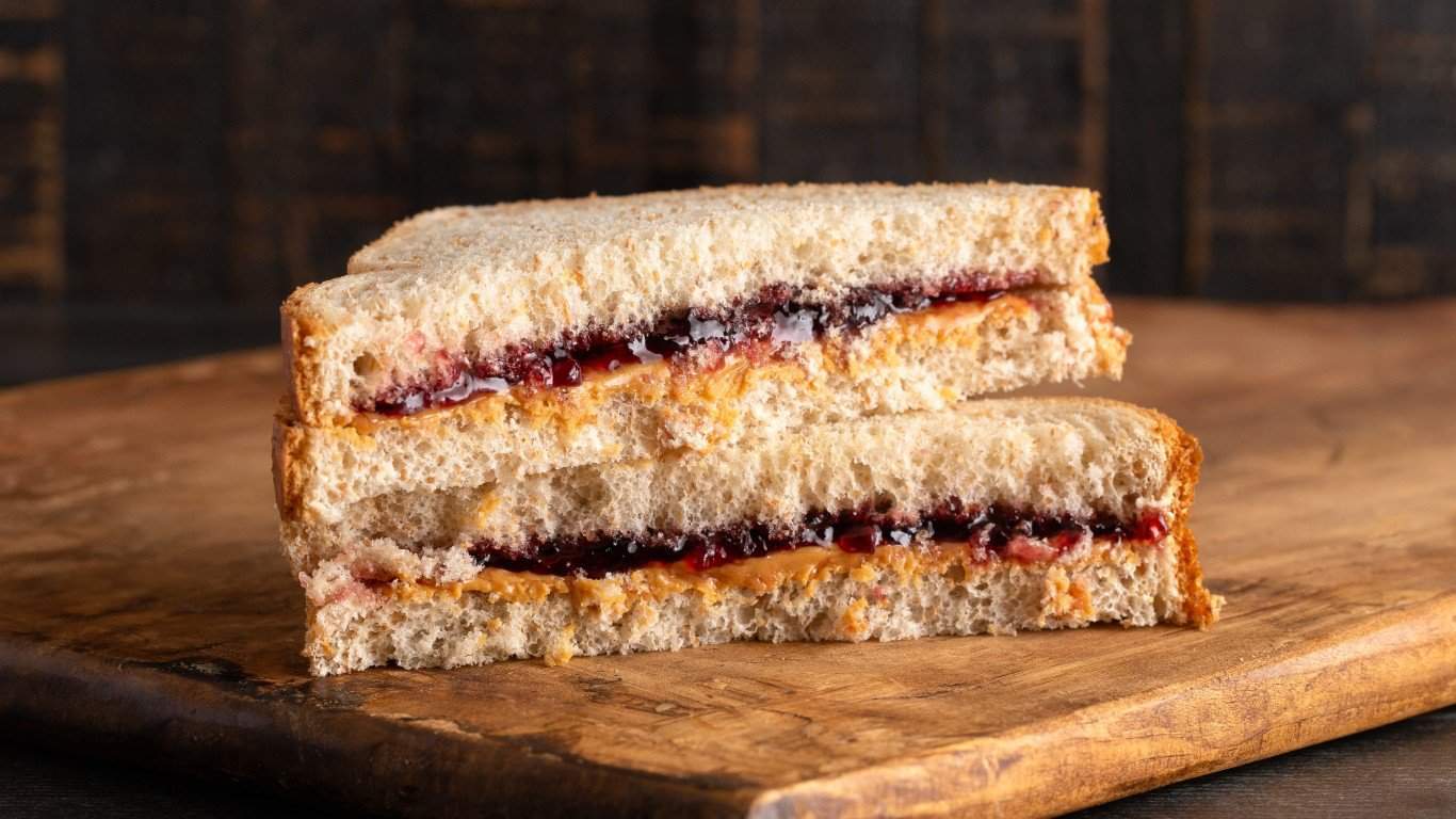 6. Peanut butter and jelly