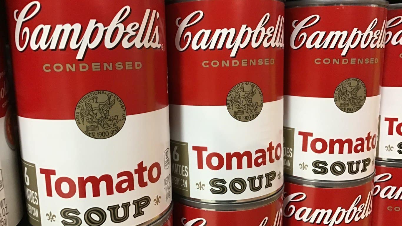 31. Campbell's tomato soup