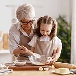 Passing down family recipes by actually cooking together
