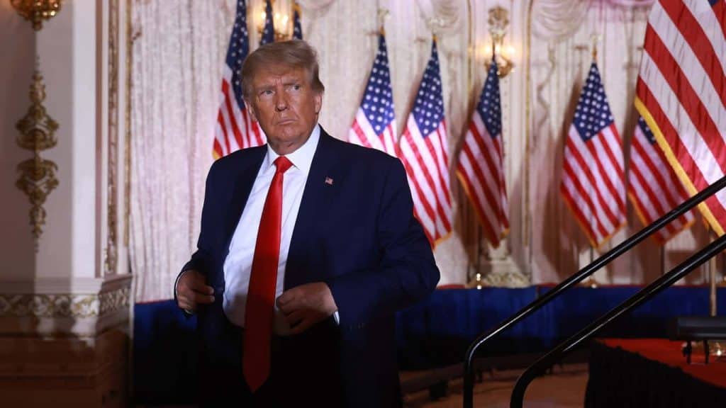 Donald Trump | Former U.S. President Donald Trump Makes An Announcement At His Florida Home
