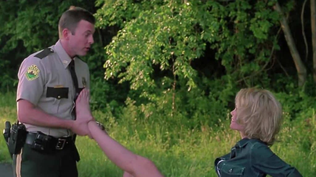 Super Troopers (2001) | Erik Stolhanske and Maria Tornberg in Super Troopers (2001)