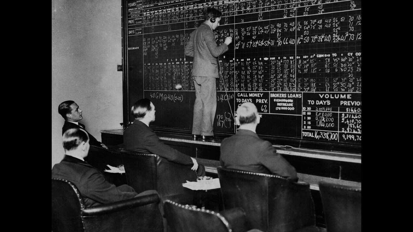 Tracking the market in London (1929)