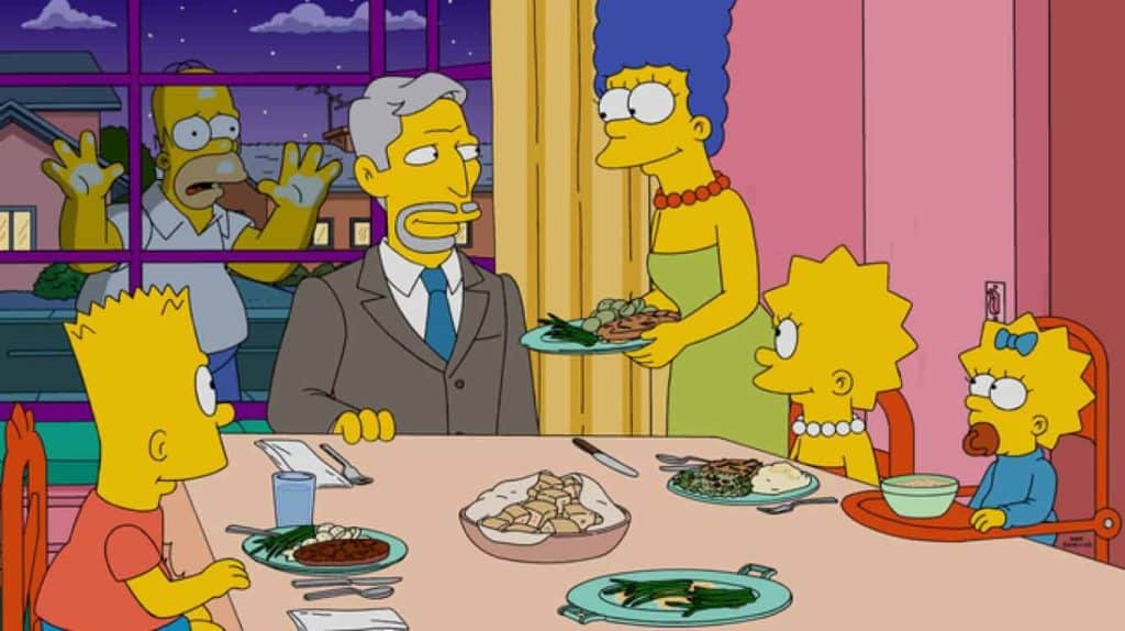 1995 | Julie Kavner, Nancy Cartwright, Dan Castellaneta, and Yeardley Smith in The Simpsons (1989)