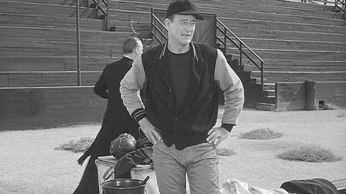 Oh, it's a fine game, football – noble game. Originated in England in 1823.