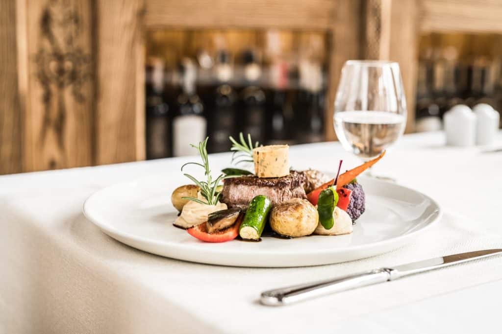 steak restaurant food meat beef plate dinner grilled gourmet background meal