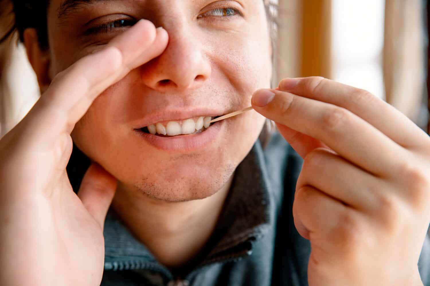 Pick your teeth at the table