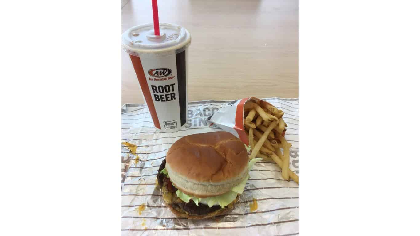 A&W Restaurants: Original Bacon Cheeseburger – Double