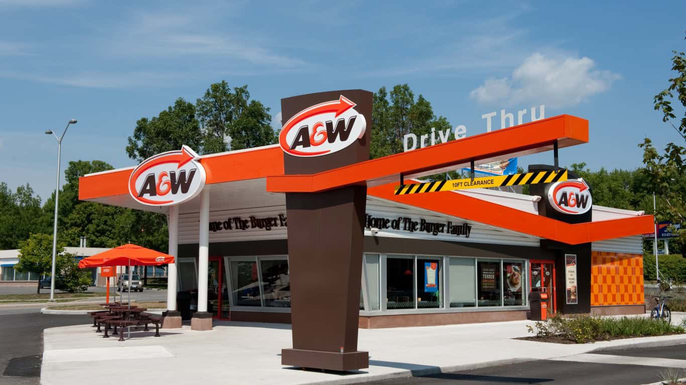 A&W Restaurants: Mushroom Onion Melt – Burger – Single